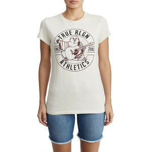 True Religion Women's Buddha Crew Neck Tee